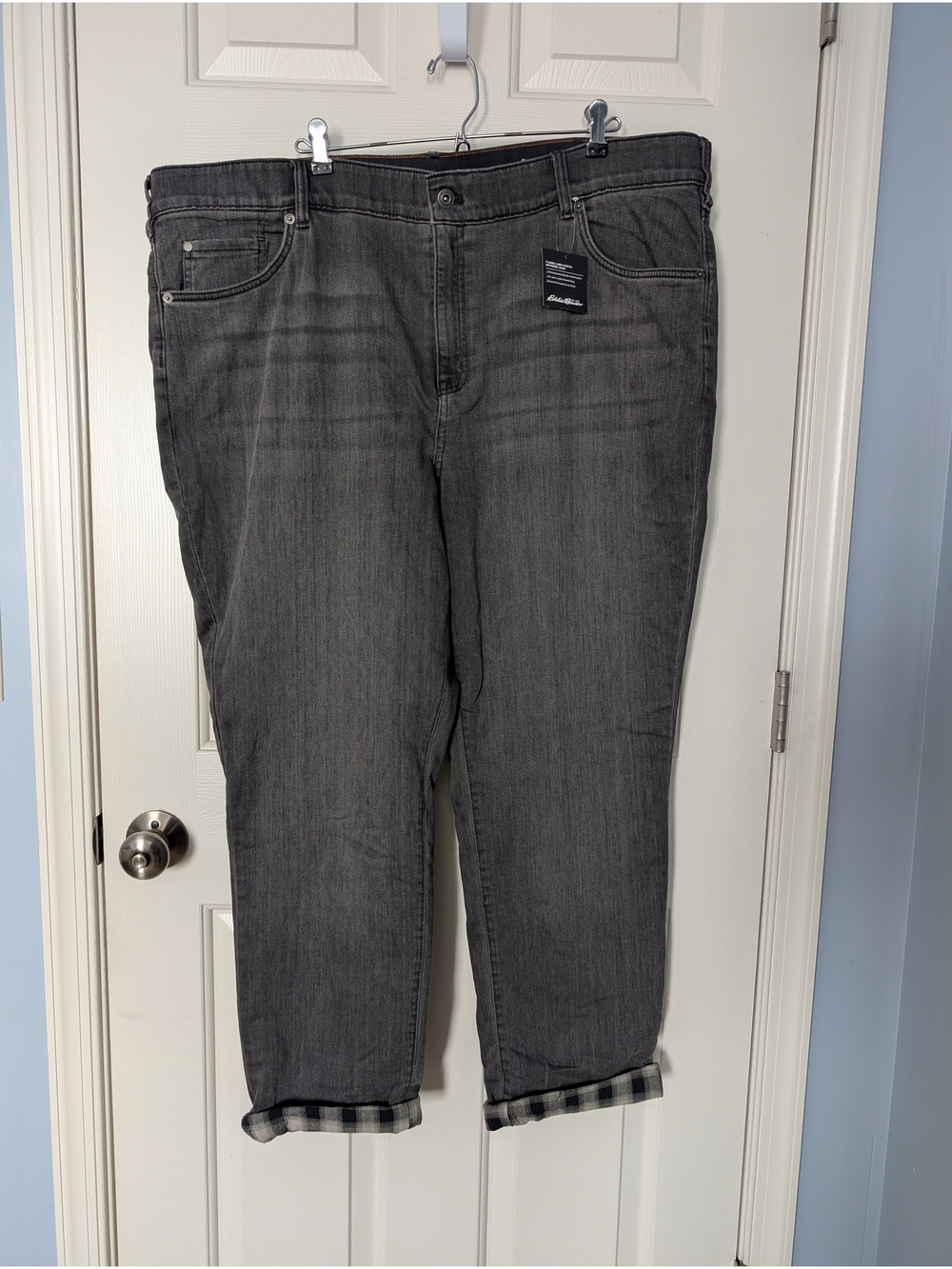 Women's Eddie Bauer Flannel Lined Boyfriend Jeans